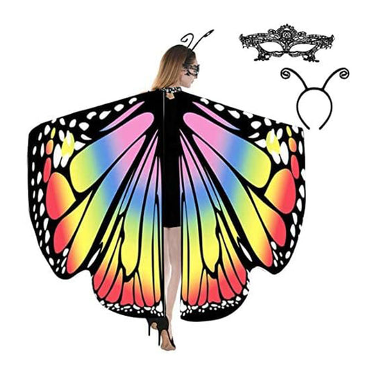 Halloween costume Butterfly Robe Shawl Big Butterfly wings for Women