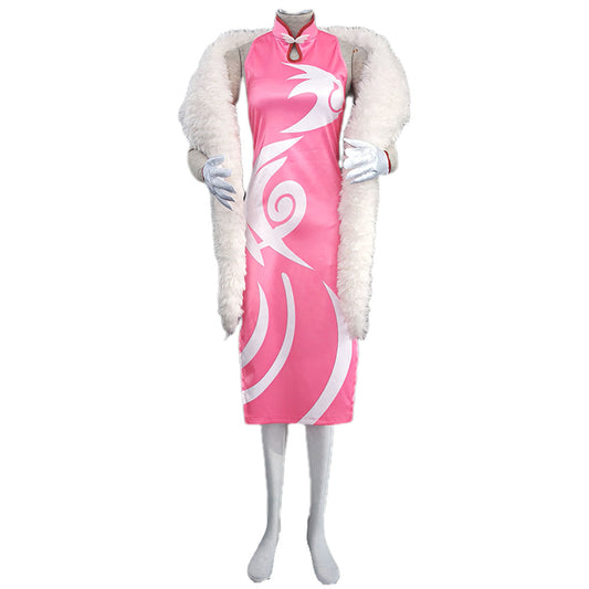 Women and Kids Naruto Sakura Cheongsam Dress Halloween Cosplay