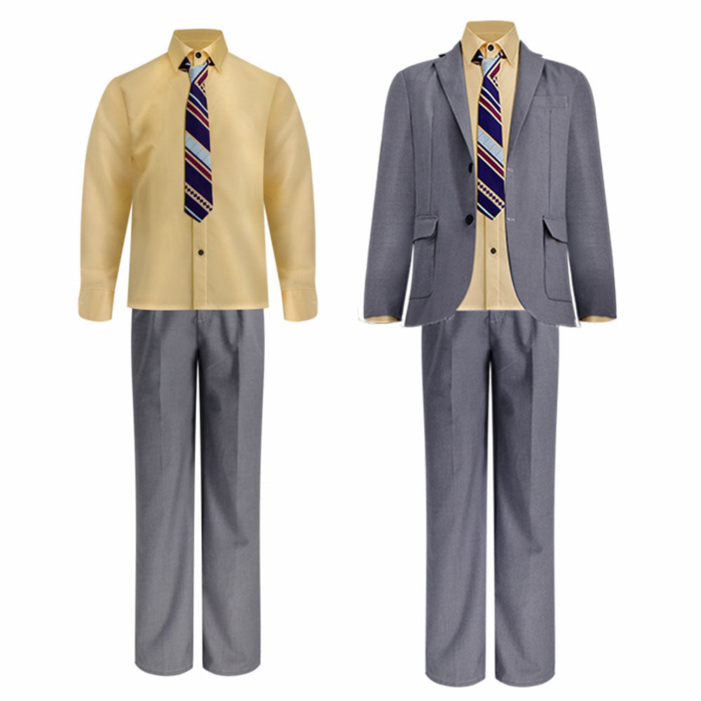 Joker 2 Folie à Deux Costumes The Joker Arthur Fleck Cosplay Gray full Suits for Men