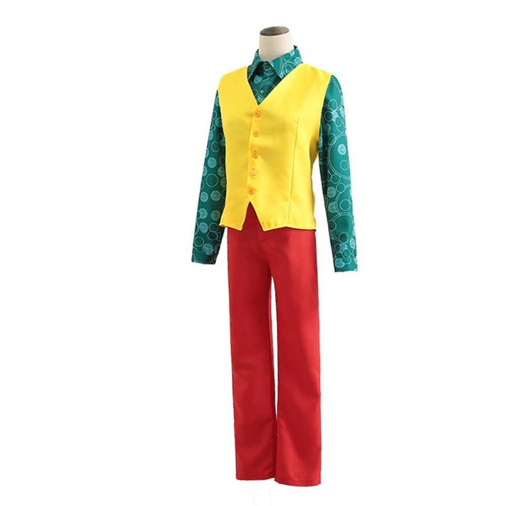 Movie Joker Costumes The Joker Arthur Fleck Cosplay Red full Suits for Men and Kids