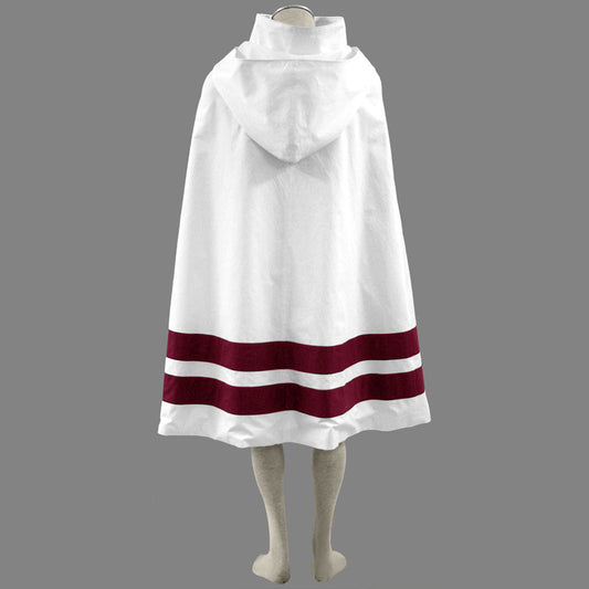 Anime Naruto Costume Leaf Village Naruto Sakura Cosplay White Cloak for Adults Kids