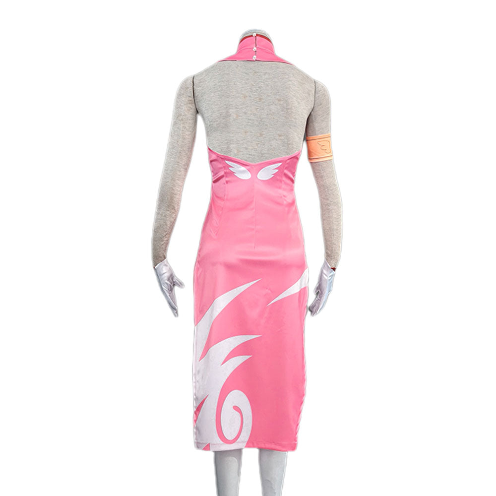 Women and Kids Naruto Sakura Cheongsam Dress Halloween Cosplay