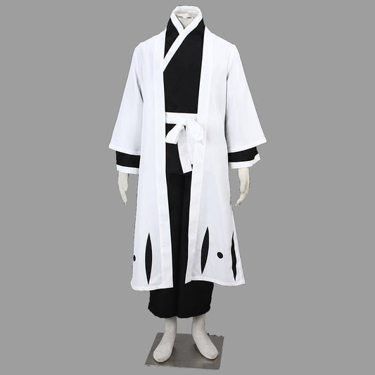 Anime Old Man Yama Squad 1 Commander Cosplay Kimono Costume for Men Kids