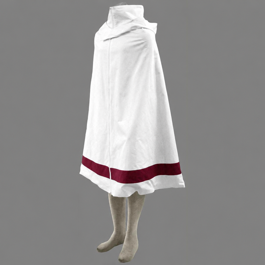 Anime Shadow Leaf Village Ninjas Cosplay White Cloak for Adults Kids