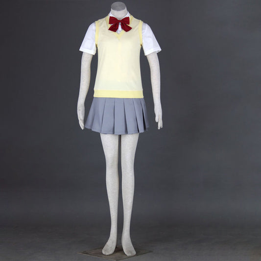 Anime Reaper High School Uniform Cosplay Outfit with Sweater for Women Kids