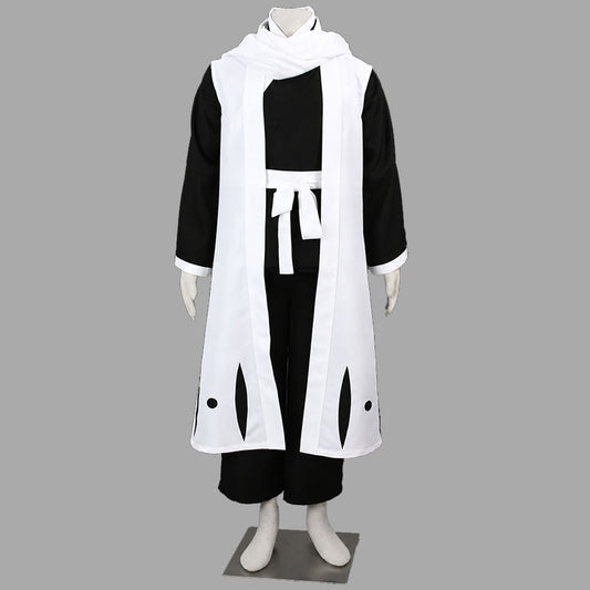 Anime Squad 6 Captain White Scarf Cosplay Kimono Costume for Men Kids