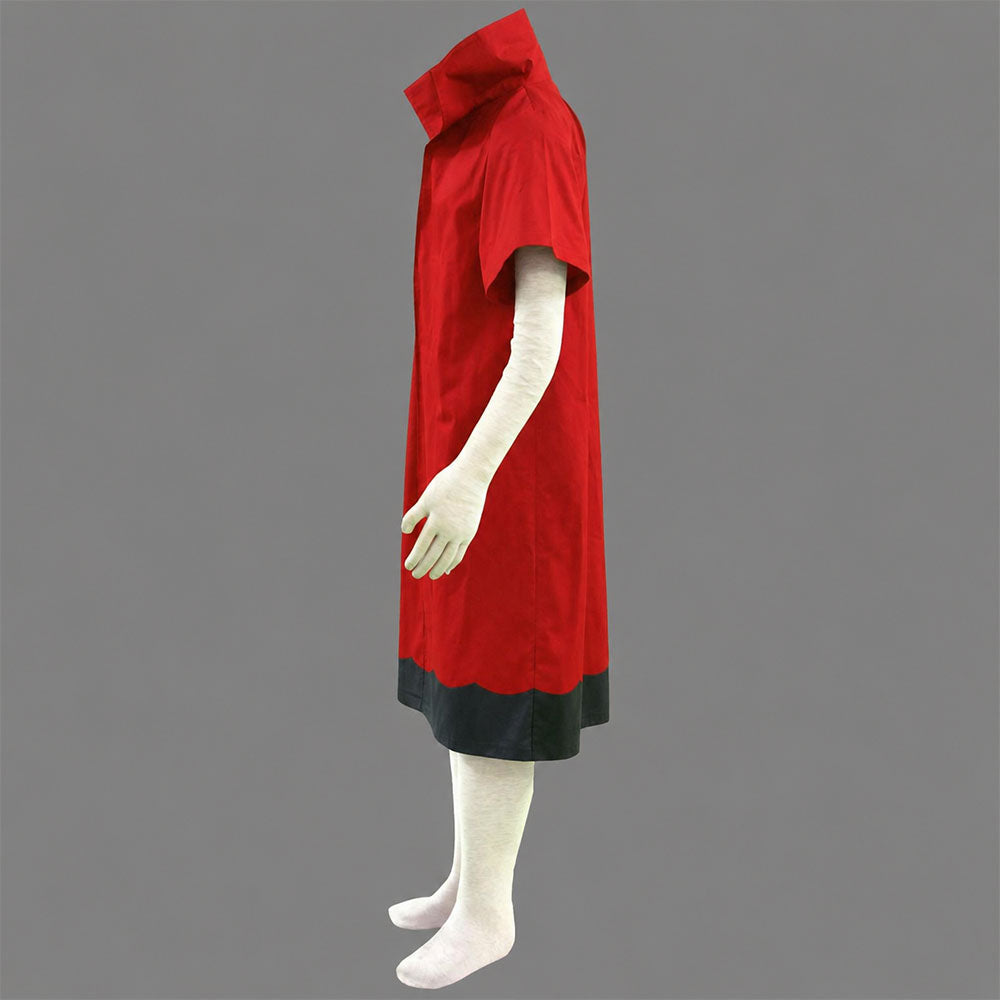 Anime Nine-Tailed Fox Spirit Ninja Sage Mode Cosplay Cloak Long Coat for Men Kids