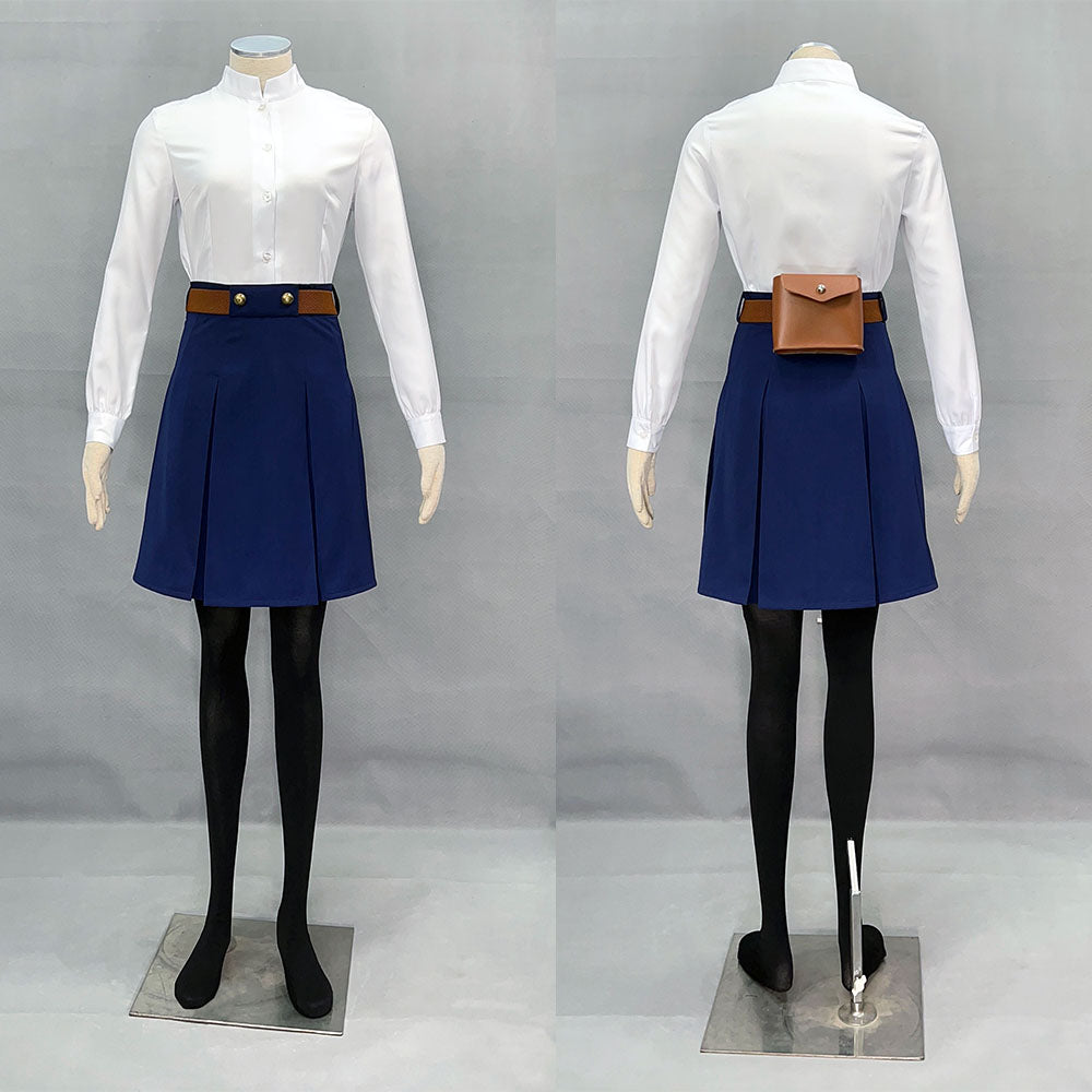 Women and Kids Jujutsu Kaisen Costume Kugisaki Nobara Uniform Cosplay with Belt Bag
