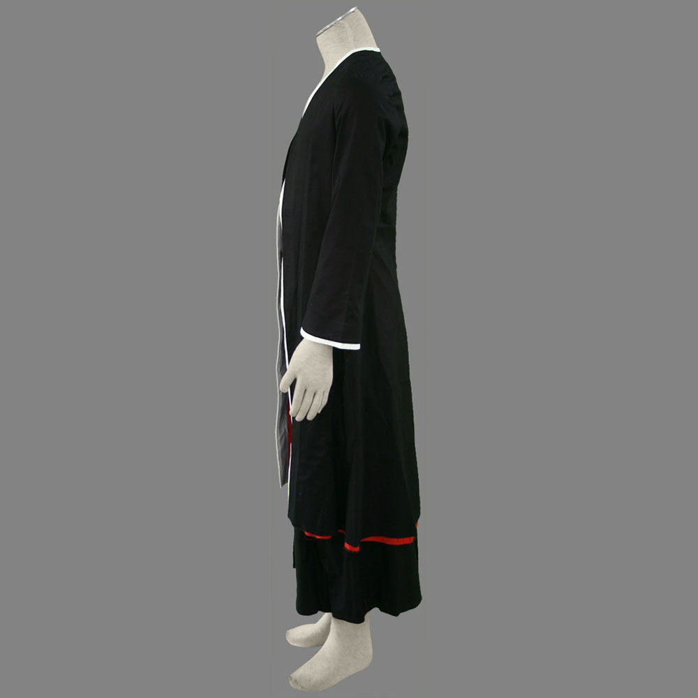 Bleach Costume Kurosaki Ichigo Cosplay Black Kimono Full Outfit for Men and Kids