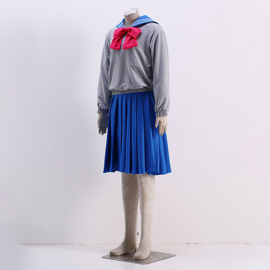 Women and Kids Sailor Moon Costume Sailor Mercury Mizuno Ami School Uniform Cosplay