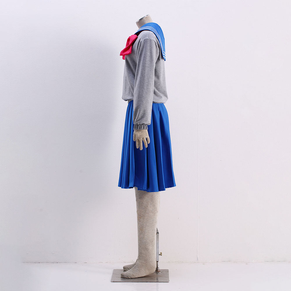 Women and Kids Sailor Moon Costume Sailor Mercury Mizuno Ami School Uniform Cosplay