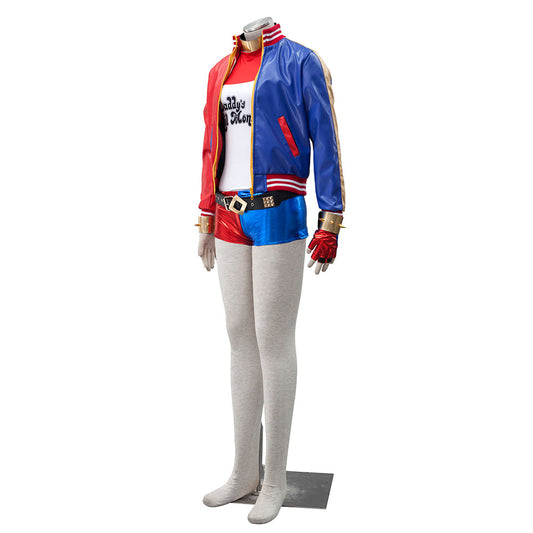 Women and Kids Suicide Squad Costume Harley Quinn Cosplay full Set