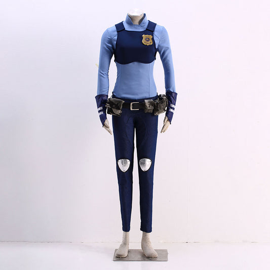 Women and Kids Zootopia Costume The Rabbit Judy Hopps Cosplay with Accessories