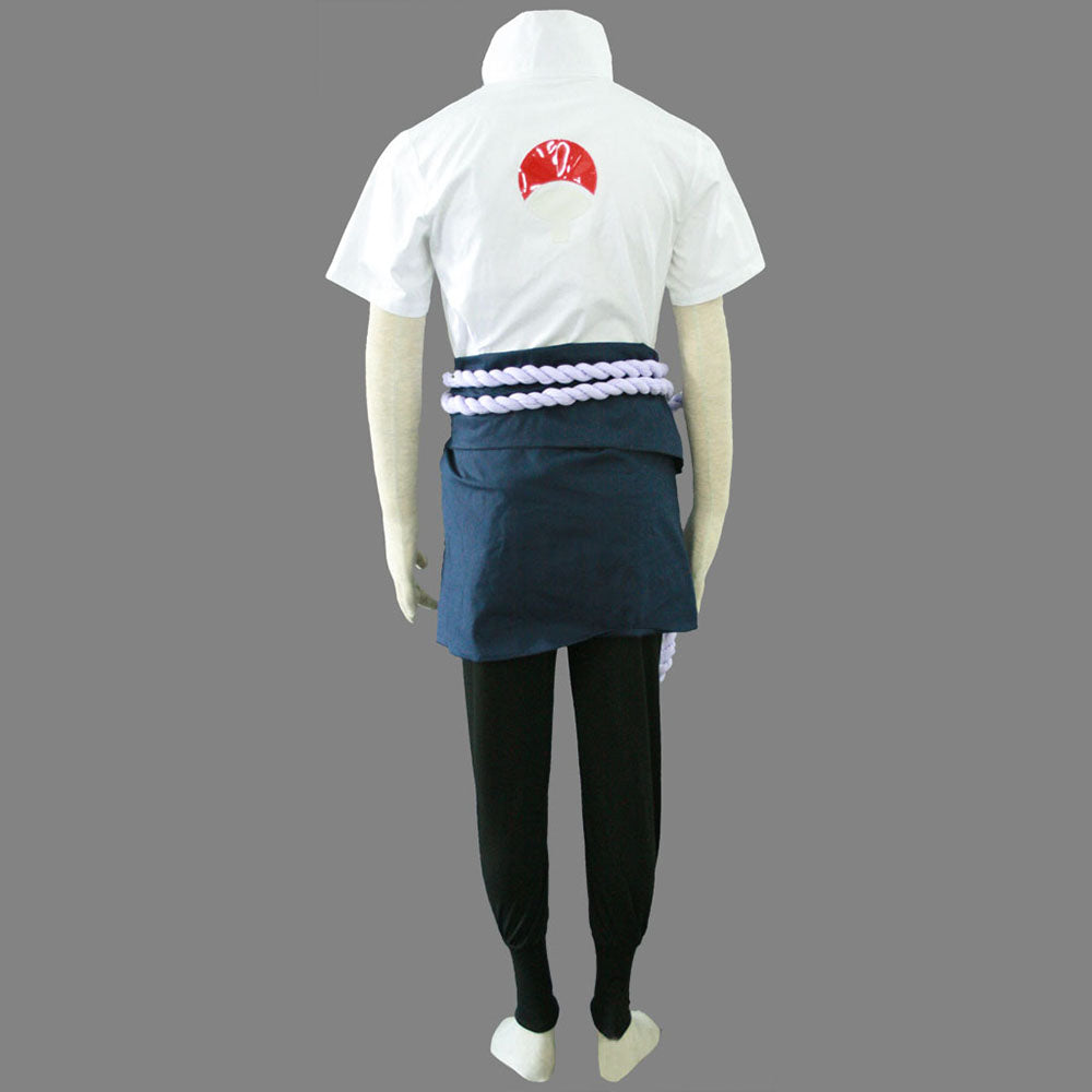 Men and Kids Naruto Costume Uchiha Sasuke Orochimaru Snake Organization Zipper Cosplay full Outfit