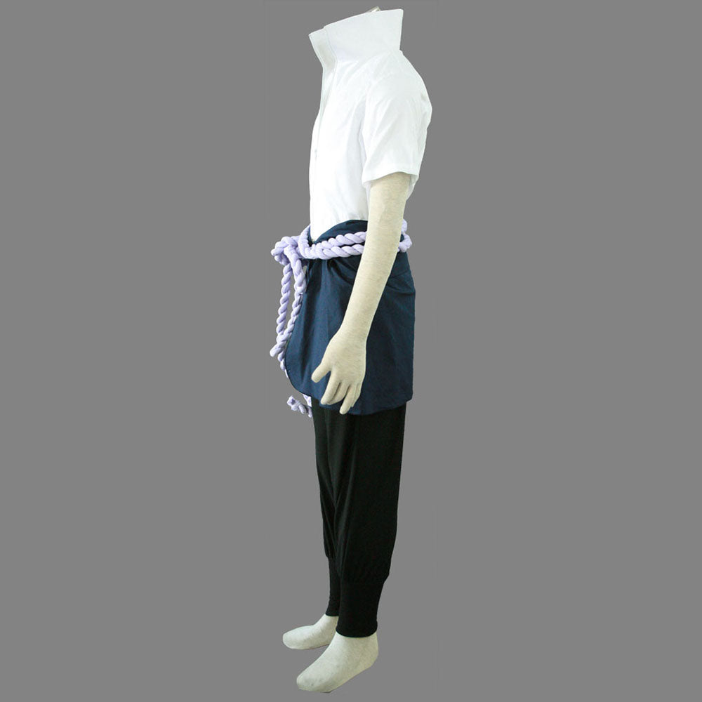 Men and Kids Naruto Costume Uchiha Sasuke Orochimaru Snake Organization Zipper Cosplay full Outfit