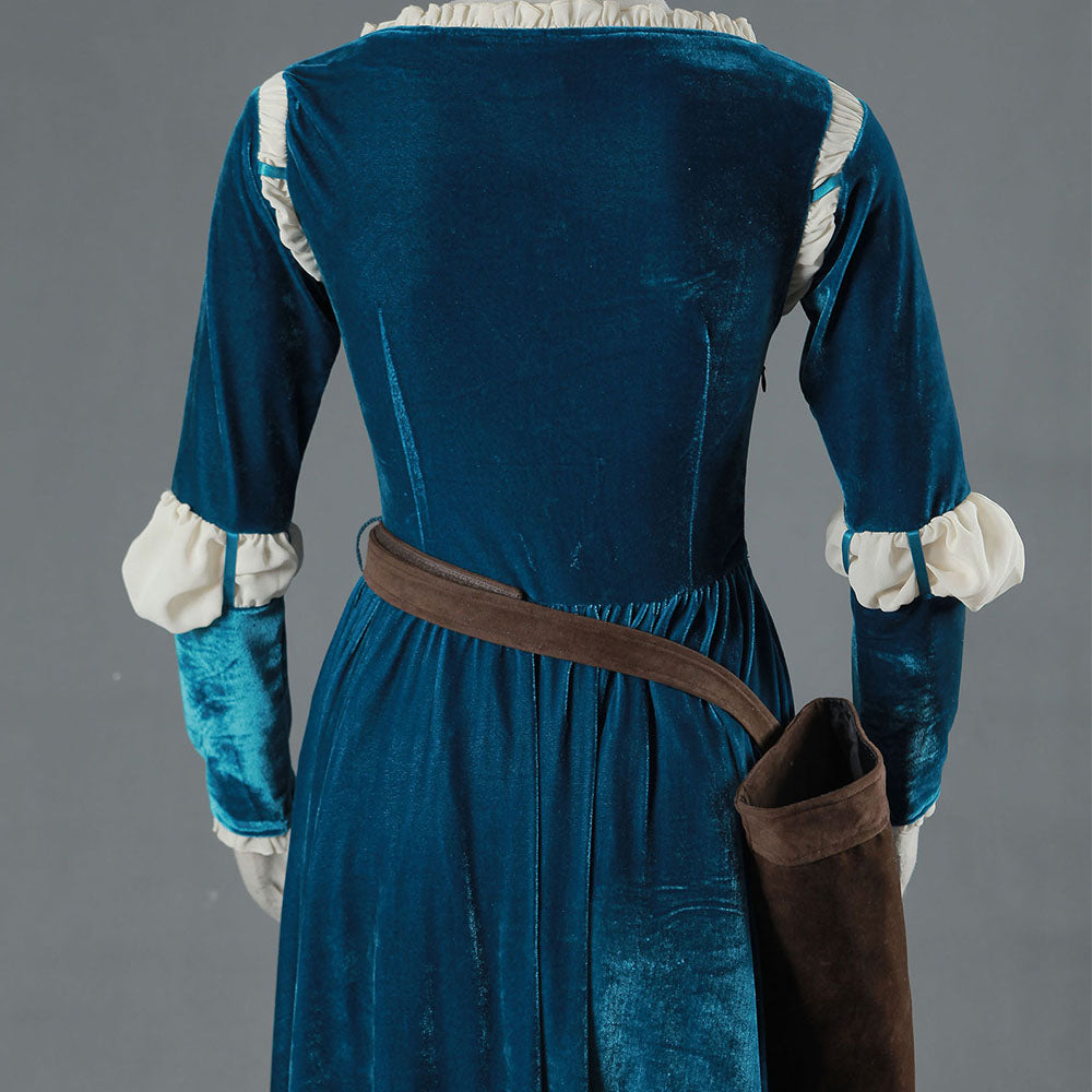 Brave Costume Princess Merida Cosplay Dress with Accessories for Women and Kids