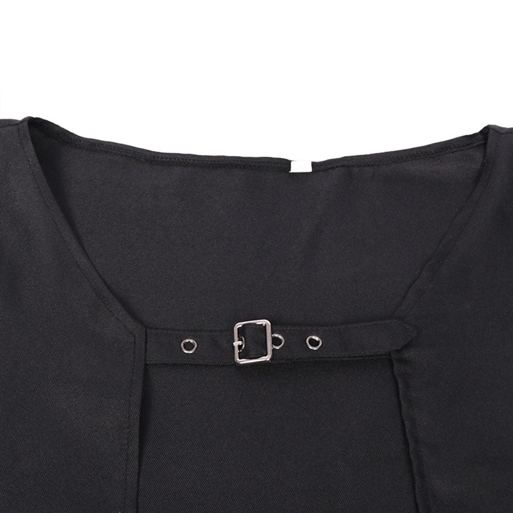 Halloween Costume Gothic Coat Devil Vampire Cosplay Long Cloak Unisex