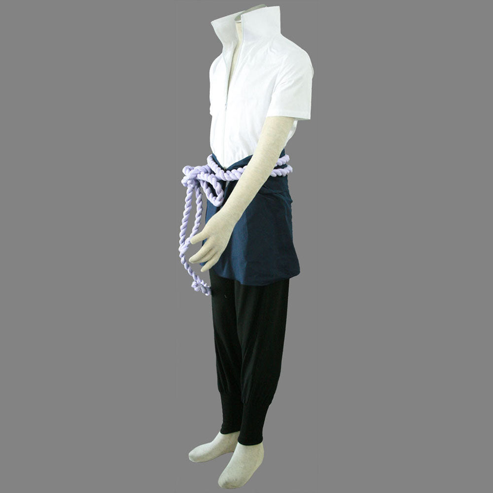 Men and Kids Naruto Costume Uchiha Sasuke Orochimaru Snake Organization Zipper Cosplay full Outfit