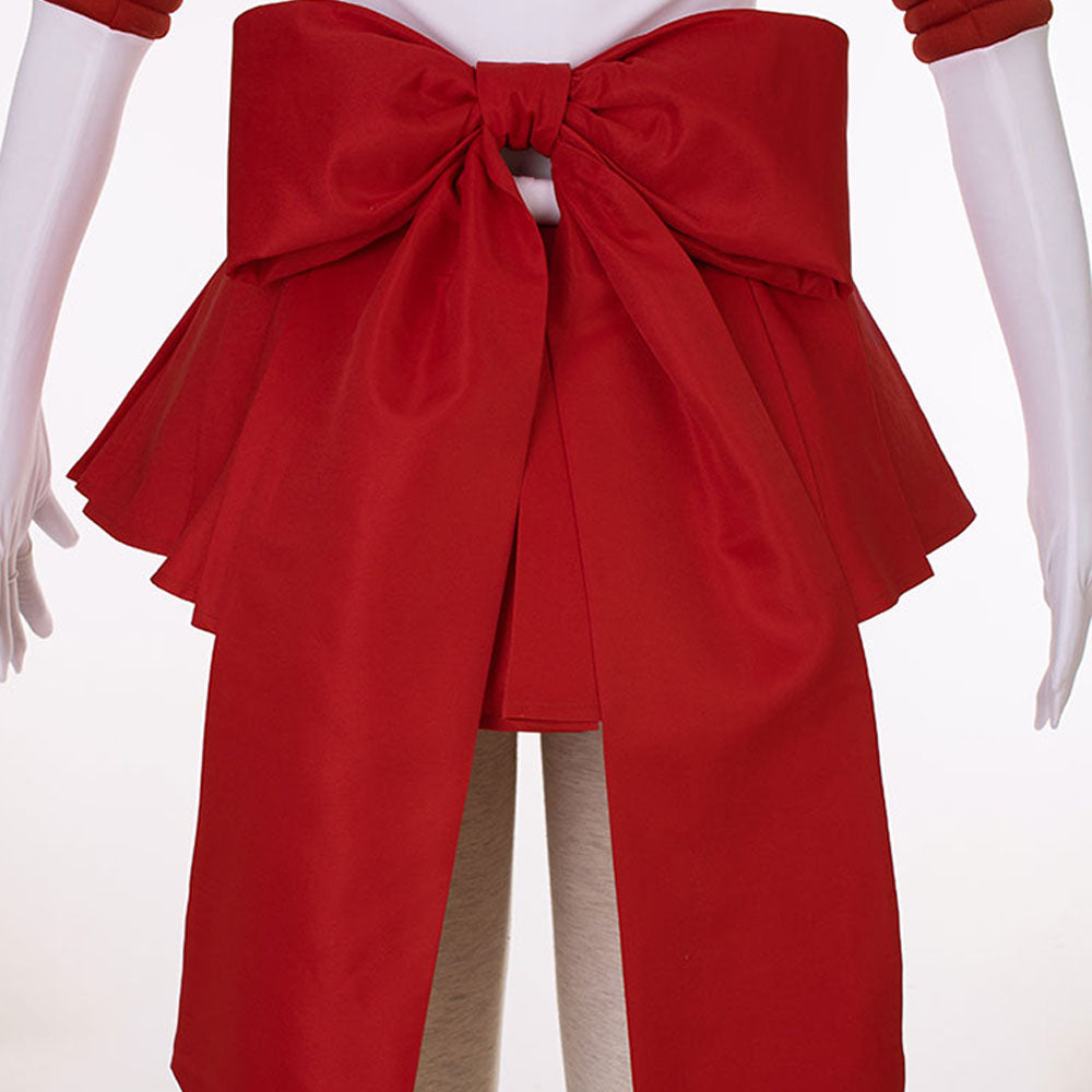 Women and Kids Sailor Moon Super S Costume Sailor Mars Heino Rei Cosplay with Accessories