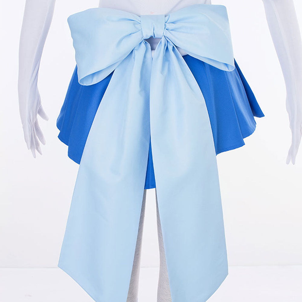 Women and Kids Sailor Moon Super S Costume Sailor Mercury Mizuno Ami Cosplay with Accessories