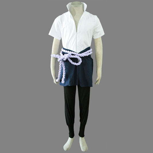 Men and Kids Naruto Costume Uchiha Sasuke Orochimaru Snake Organization Zipper Cosplay full Outfit