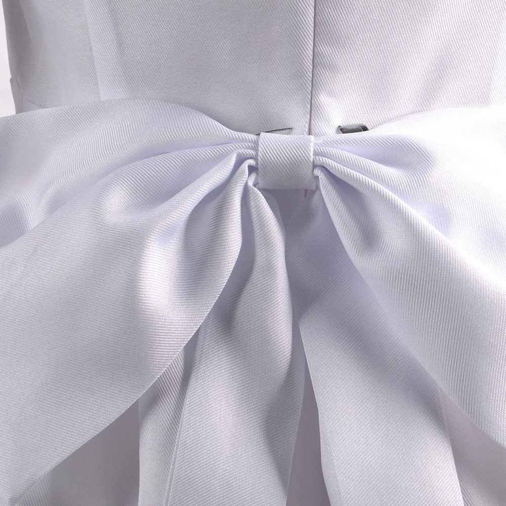 Spy x Family Costume Anya Forger White Cosplay Dress Costume with Accessories for Women and Kids