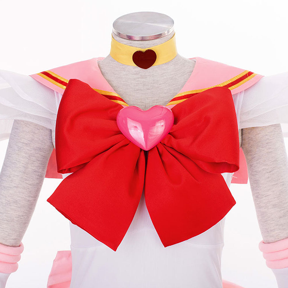 Women and Kids Sailor Moon Super S Costume Sailor Chibi Moon Cosplay with Accessories