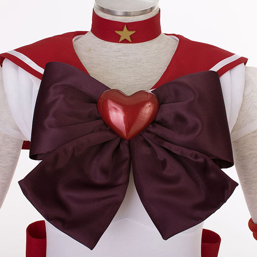 Women and Kids Sailor Moon Super S Costume Sailor Mars Heino Rei Cosplay with Accessories