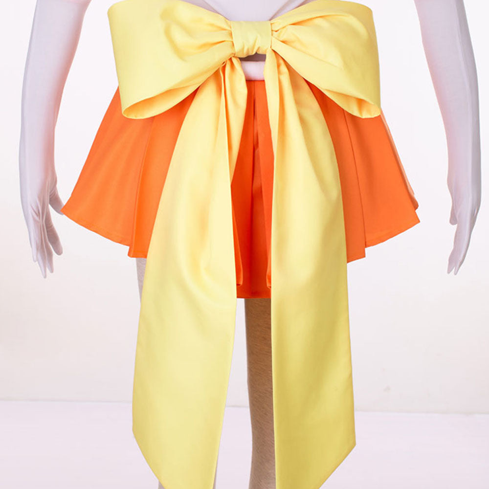 Women and Kids Sailor Moon Super S Costume Sailor Venus Aino Minago Cosplay with Accessories