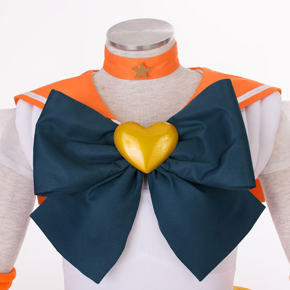 Women and Kids Sailor Moon Super S Costume Sailor Venus Aino Minago Cosplay with Accessories