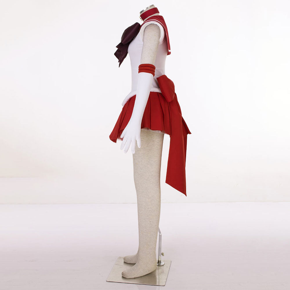 Women and Kids Sailor Moon Super S Costume Sailor Mars Heino Rei Cosplay with Accessories