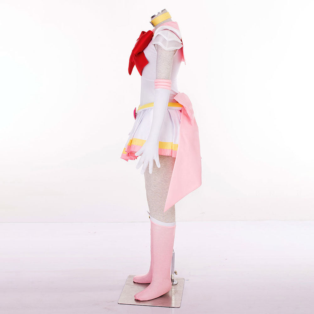 Women and Kids Sailor Moon Super S Costume Sailor Chibi Moon Cosplay with Accessories