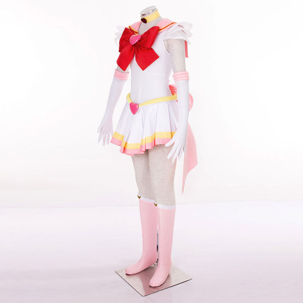 Women and Kids Sailor Moon Super S Costume Sailor Chibi Moon Cosplay with Accessories