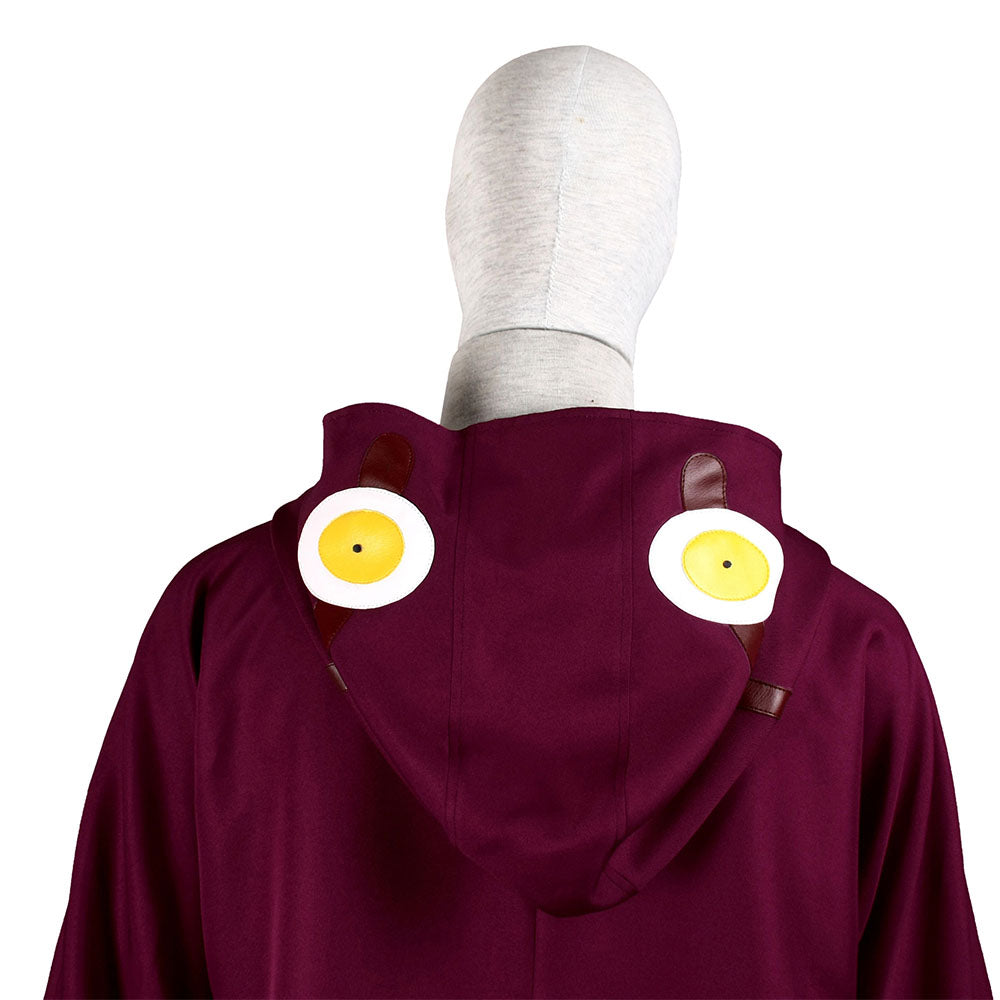 Naruto Shippuden Costume Yakushi Kabuto Cloak Cosplay Snake Robe for Men and Kids