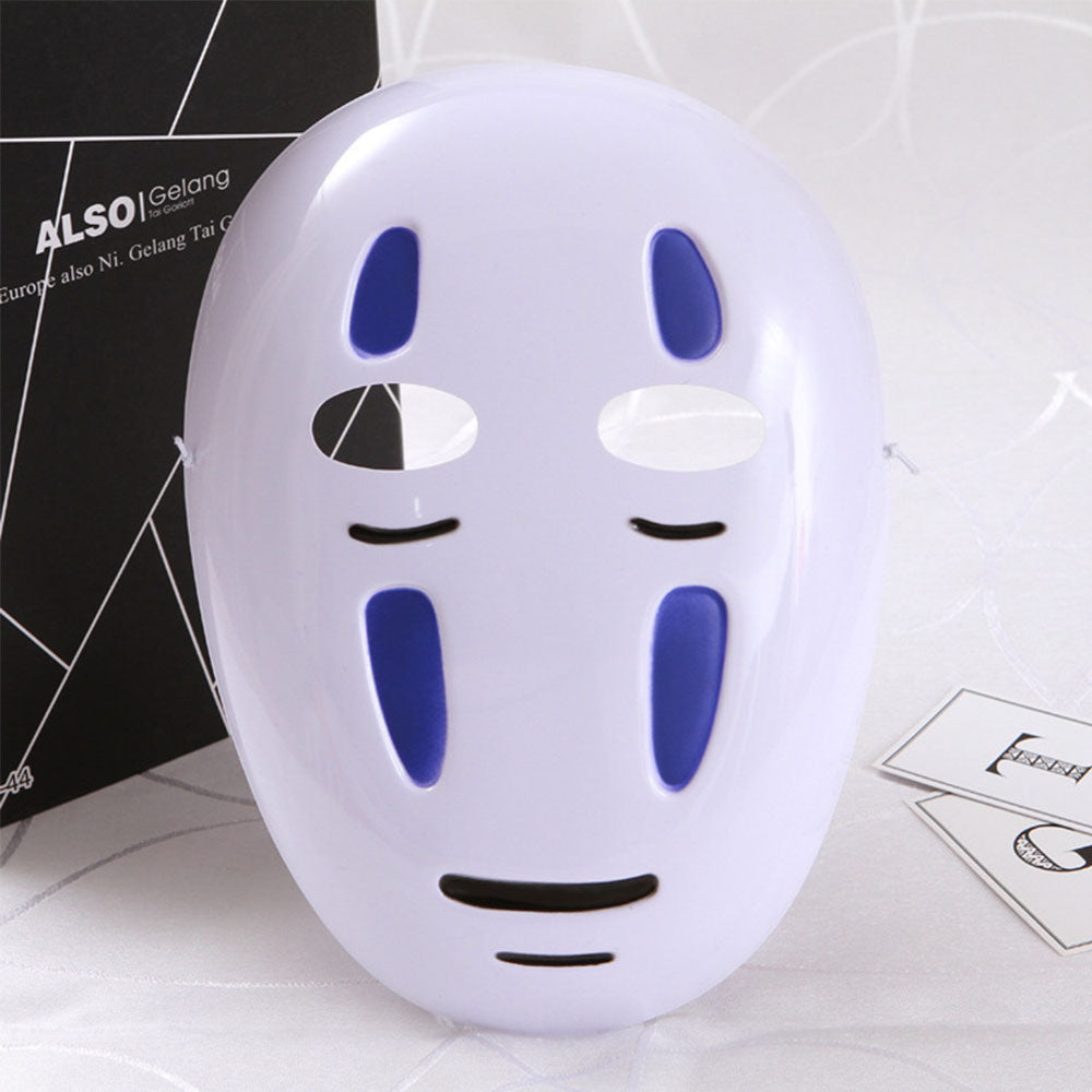 Spirited Away Costume Kaonashi Cosplay Suit with Mask for Adults and Kids