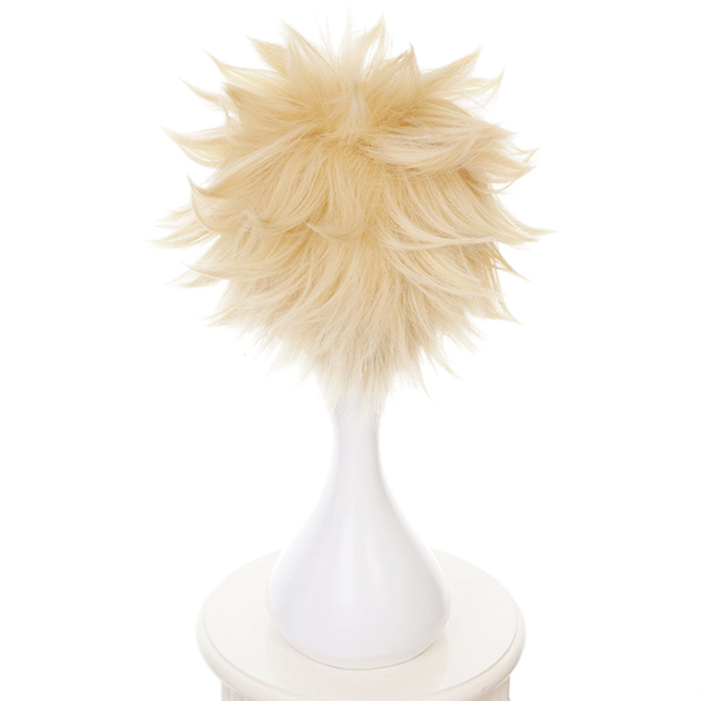 Anime My Hero Academia Costume Bakugou Katsuki Training/Gym Cosplay Outfit with Wig