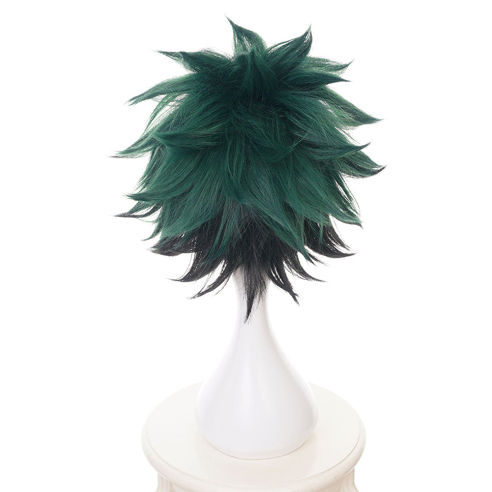 Anime My Hero Academia Costume Midoriya Izuku Training/Gym Cosplay Outfit with Wig
