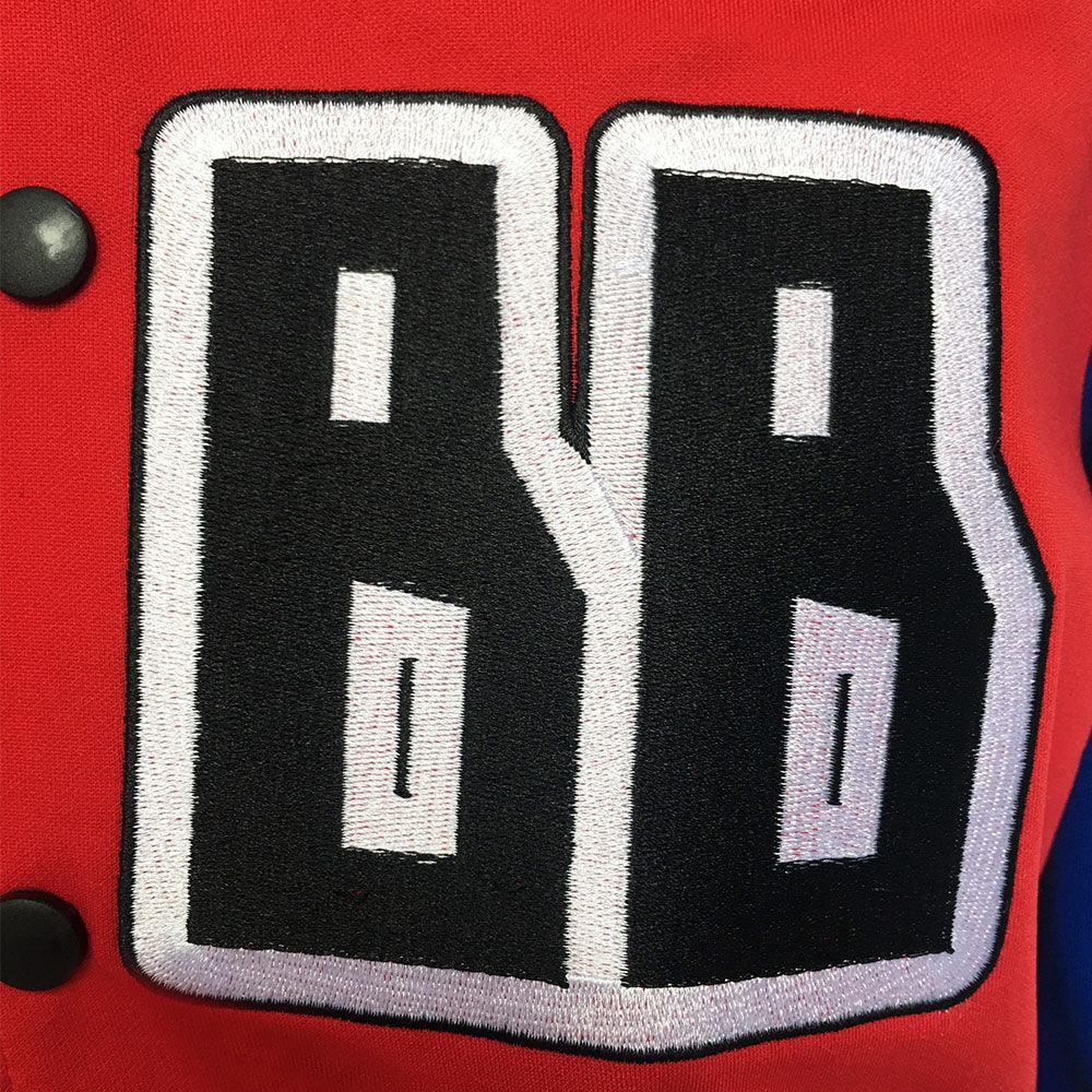 Division Rap Battle Costume Yamada Ichiro Cosplay Red Jacket for Men and Kids