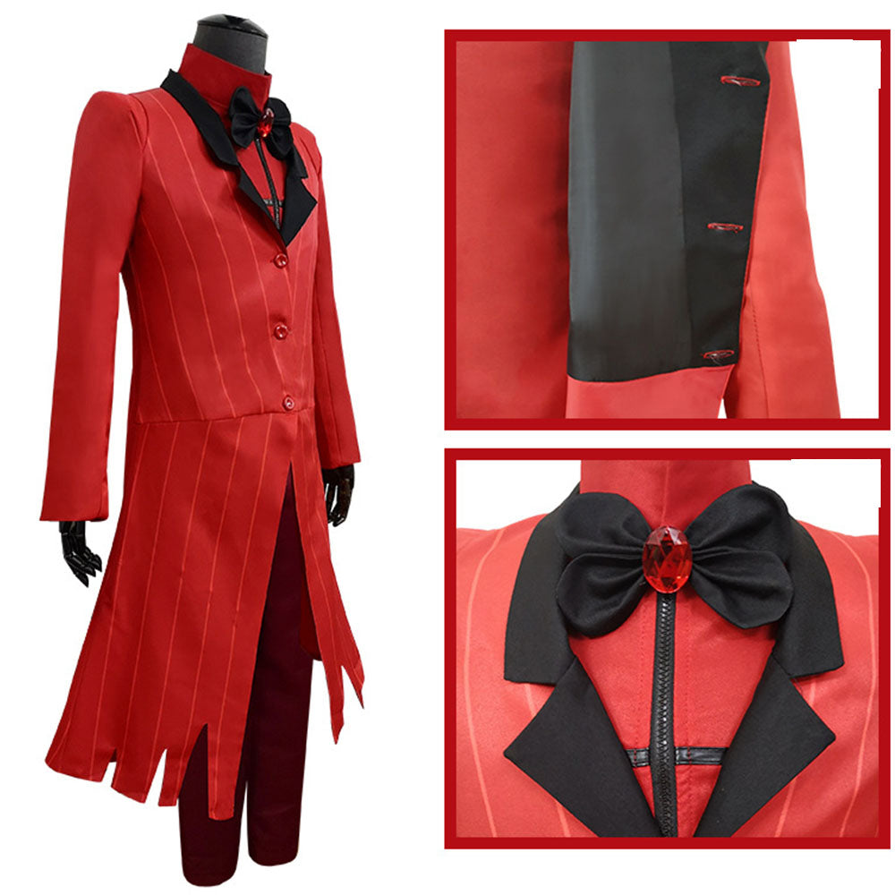 For Men Hazbin Hotel Costume Alastor Cosplay full Outfits Radio Demon Costume
