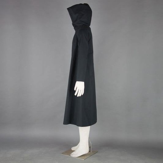 Anime Village Black Ops Shadow Ninja Cosplay Black Cloak for Men Kids Halloween