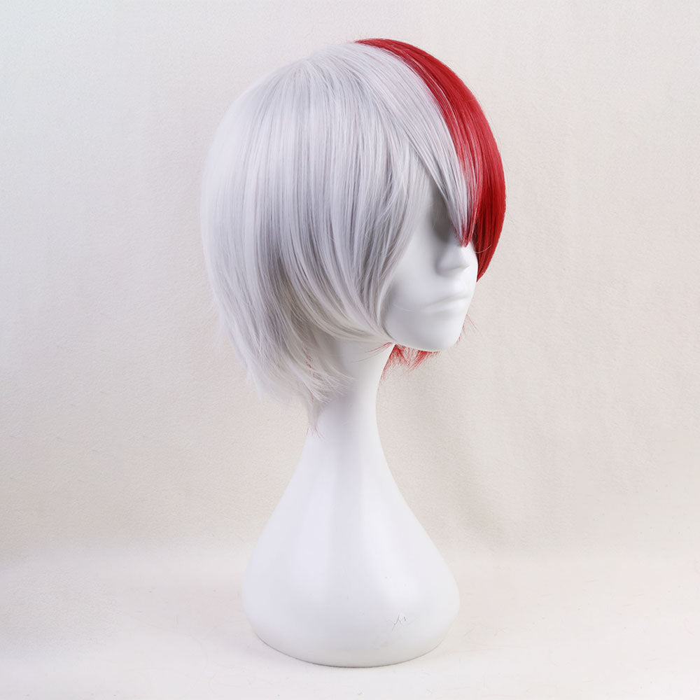 Anime My Hero Academia Todoroki Shoto Cosplay Wig Heat Resistant Sythentic Hair