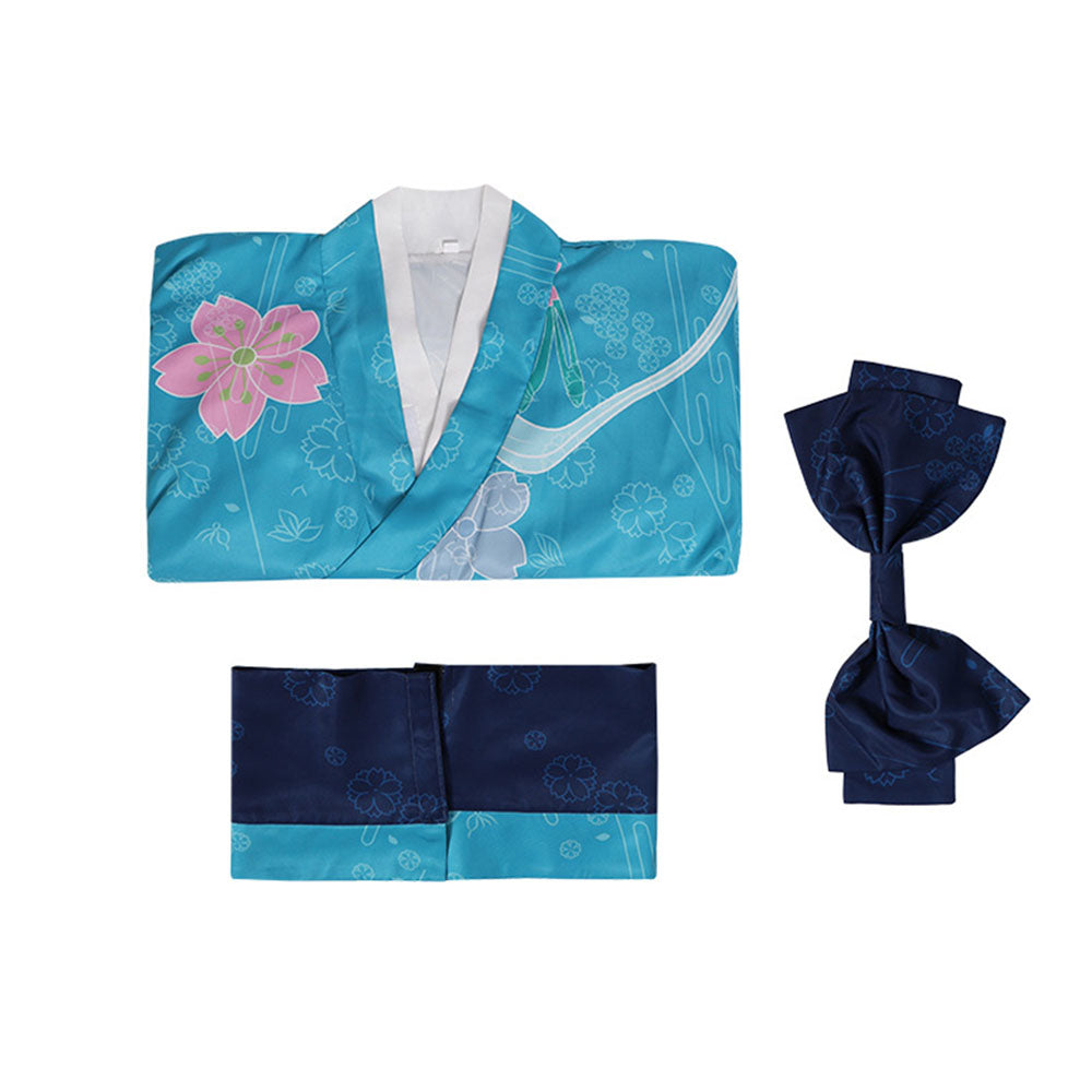 Women Demon Slayer Costume Kimono Cosplay Kamado Tanjirou Hashibira Inosuke Agatsuma Zenitsu