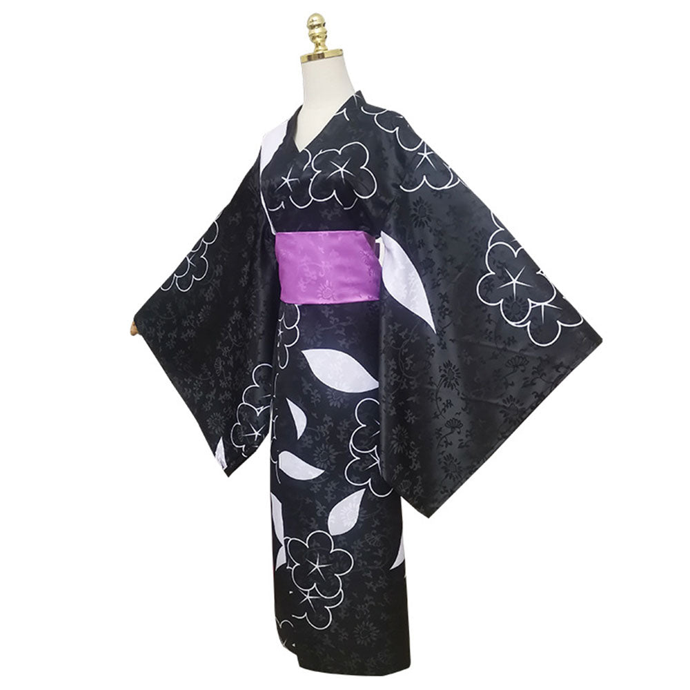 My Dress-up Darling Costume Kitagawa Marin Black Kimono Cosplay for Women