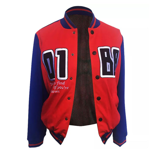 Division Rap Battle Costume Yamada Ichiro Cosplay Red Jacket for Men and Kids