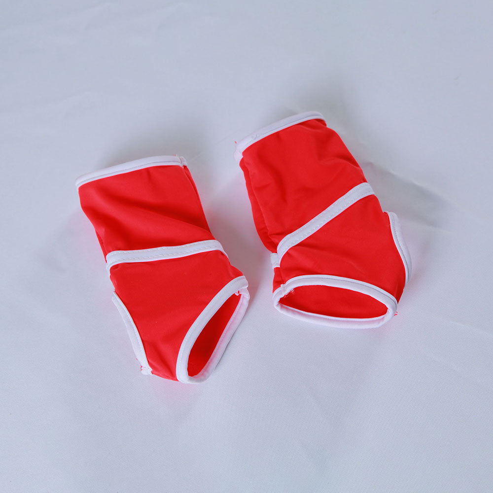 King of Fighters Costume Mai Shiranui Red Suit Cosplay full Outfit for Women and Kids