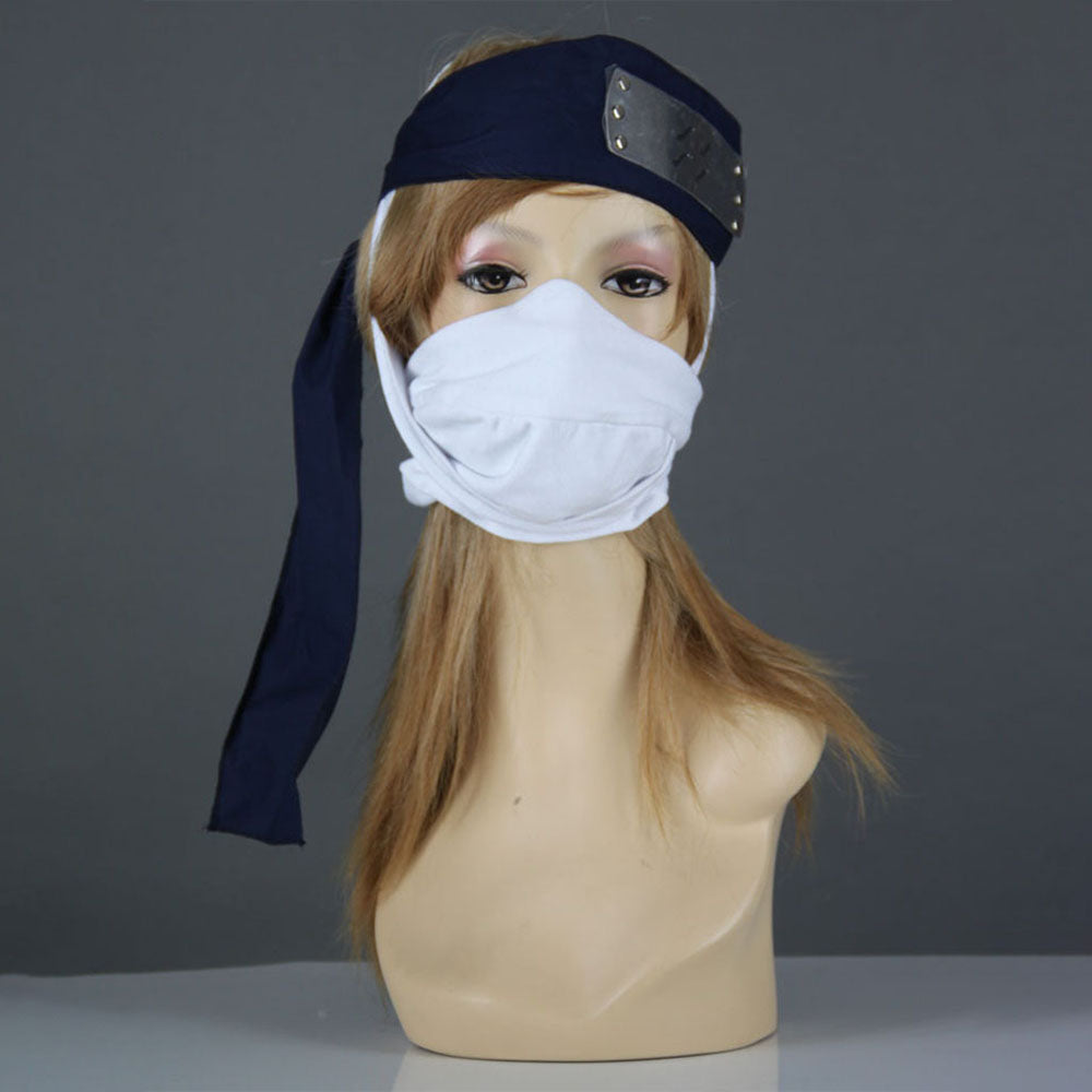 Naruto Costume Momochi Zabuza Cosplay full Outfit with Shoes for Men and Kids