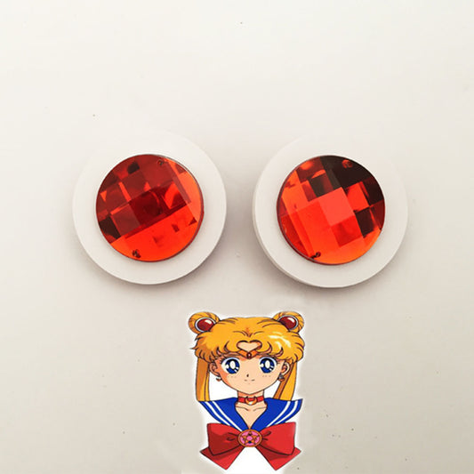 2PCS Anime Sailor Moon Costume Sailor moon Cosplay Hair and Wig Accessories