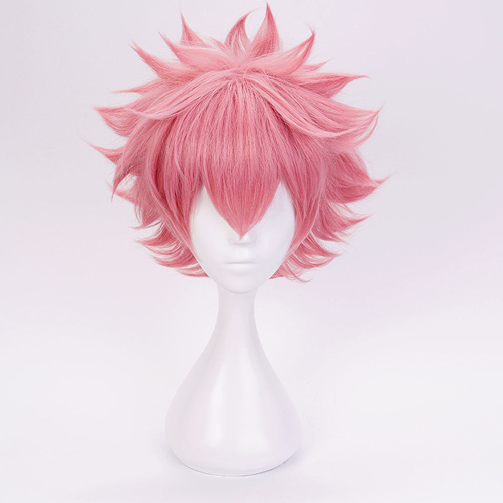 Anime My Hero Academia Costume Ashido Mina Training/Gym Cosplay Outfit with Wig