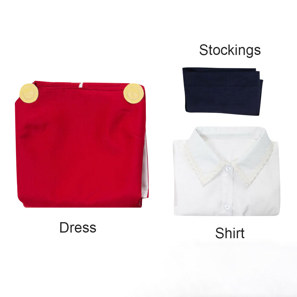 Anime My Hero Academia Eri Cosplay Red Costume