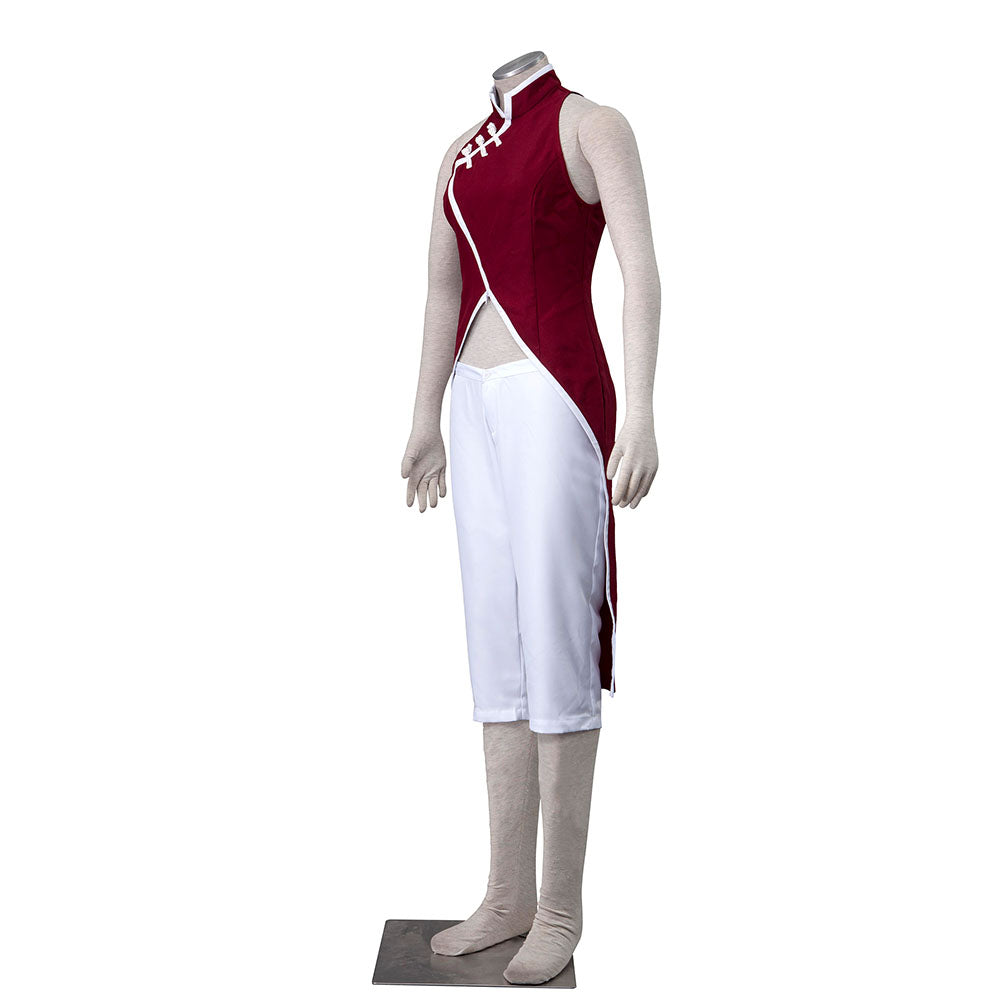 Naruto Boruto Costume Haruno Sakura Cosplay full Outfit for Women and Kids